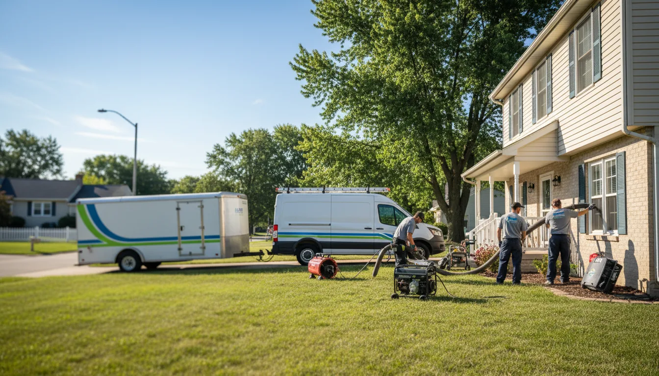 Flooded Basement Restoration And Cleanup With Repair in Bismarck, ND near me